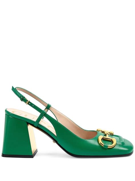 gucci green satin heels|gucci high heels platform.